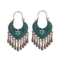 Bohemian Ethnic Style Retro Earrings Female Long Style Exaggerated Fashion Net Red Personality Earrings Earrings Earrings 162