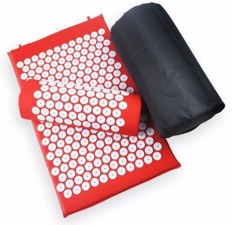 Round Buckle 27 NeedlesAcupuncture Mat, Yoga Mat, Massage Mat 3-Piece Set 1621241042696