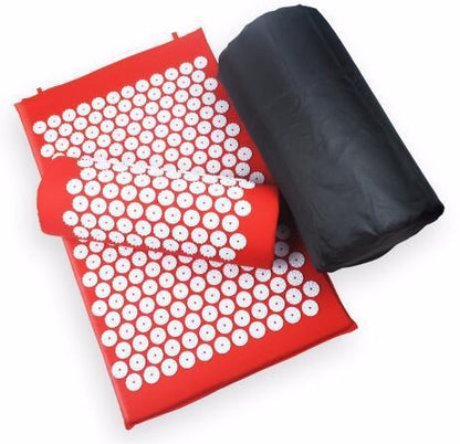 Round Buckle 27 NeedlesAcupuncture Mat, Yoga Mat, Massage Mat 3-Piece Set 1621241042696