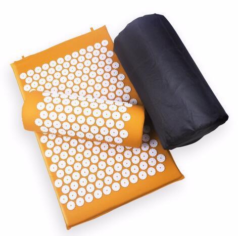Round Buckle 27 NeedlesAcupuncture Mat, Yoga Mat, Massage Mat 3-Piece Set 1621241338374