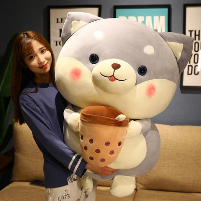 Cute Shiba Inu Plush Toy Large Doll Doll Sleeping Pillow Ragdoll Girls Bed Super Soft Boys 1621315577521
