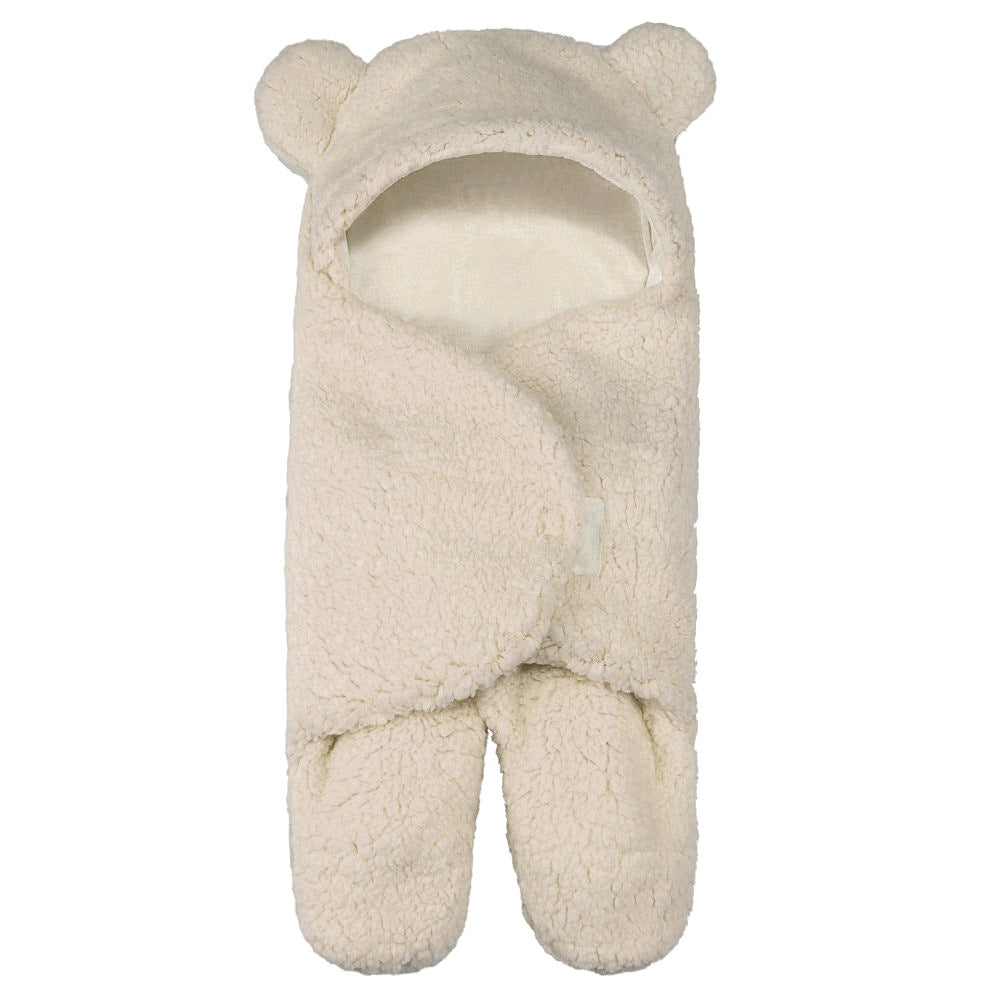 Lamb Plush Sleeping Bag Newborn Baby Swaddling Quilt 1621477101084