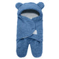 Lamb Plush Sleeping Bag Newborn Baby Swaddling Quilt 1621477101085