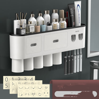 Toothbrush Rack Toothbrush Cup High Grade Gargle Wall Mounted 1621477464547