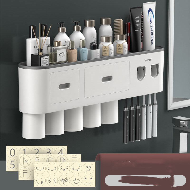 Toothbrush Rack Toothbrush Cup High Grade Gargle Wall Mounted 1621477464550