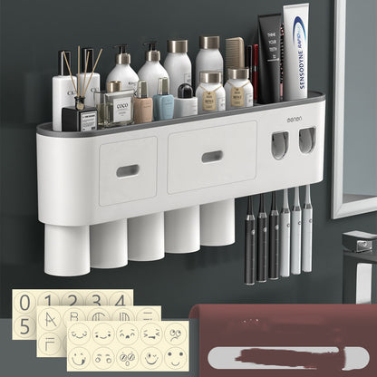 Toothbrush Rack Toothbrush Cup High Grade Gargle Wall Mounted 1621477464550