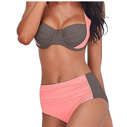 Europe And The United States New Sexy Bikini Swimwear High Waist Swimsuit Women Halter 1621488209098
