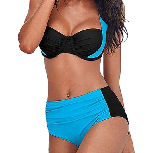 Europe And The United States New Sexy Bikini Swimwear High Waist Swimsuit Women Halter 1621488209118