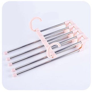 Household Multifunctional Stainless Steel Hanger, Two Hanging Pants Rack 1621499631530 dc503647 e4a9 404e bb7f 7266b3fb6fd8