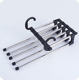 Household Multifunctional Stainless Steel Hanger, Two Hanging Pants Rack 1621499631800