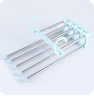 Household Multifunctional Stainless Steel Hanger, Two Hanging Pants Rack 1621499631806