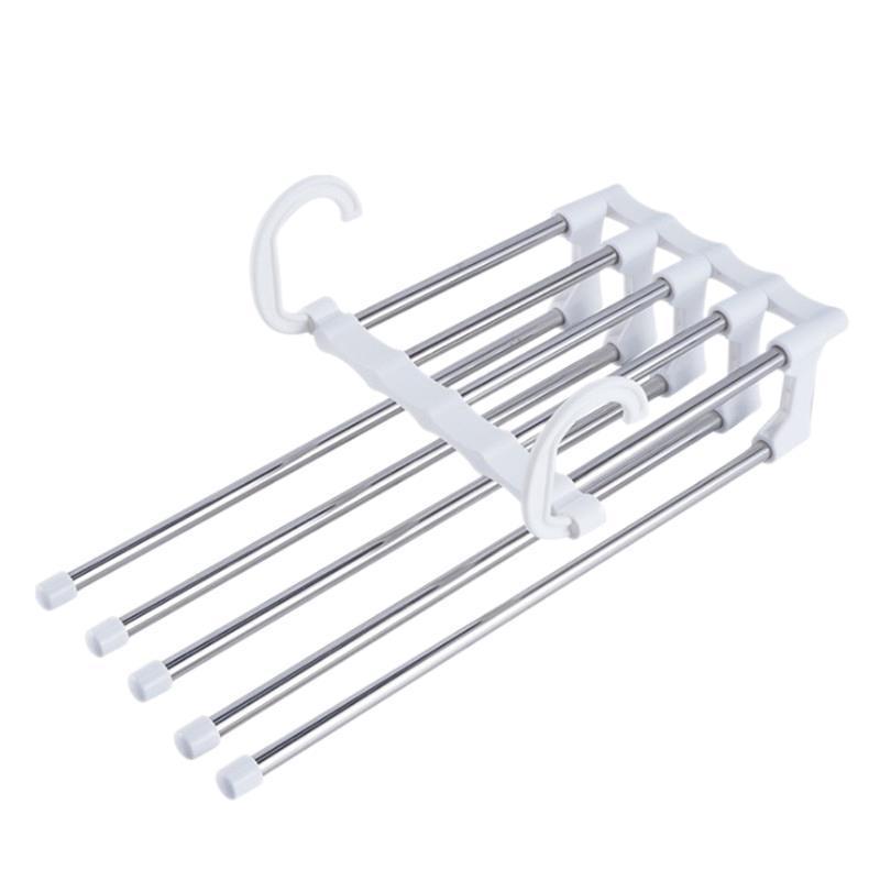 Household Multifunctional Stainless Steel Hanger, Two Hanging Pants Rack 1621499631807