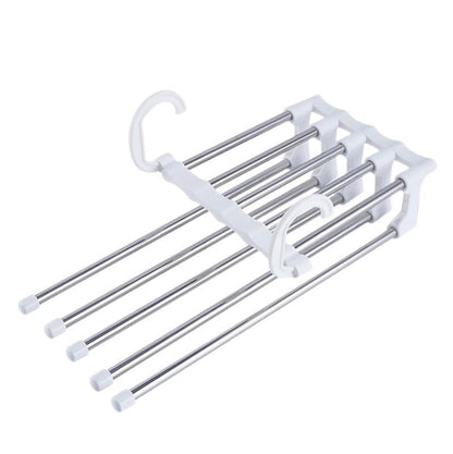 Household Multifunctional Stainless Steel Hanger, Two Hanging Pants Rack 1621499631807