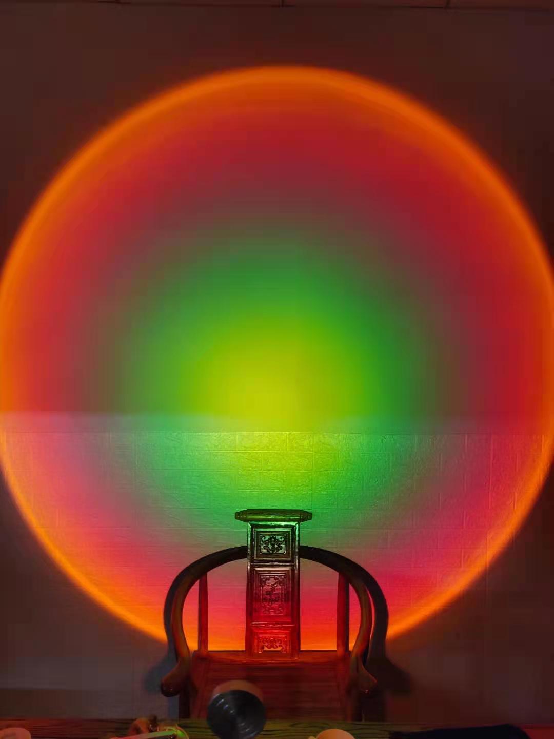 The Sun Never Sets Projection Sunset Atmosphere Light 1621517852762