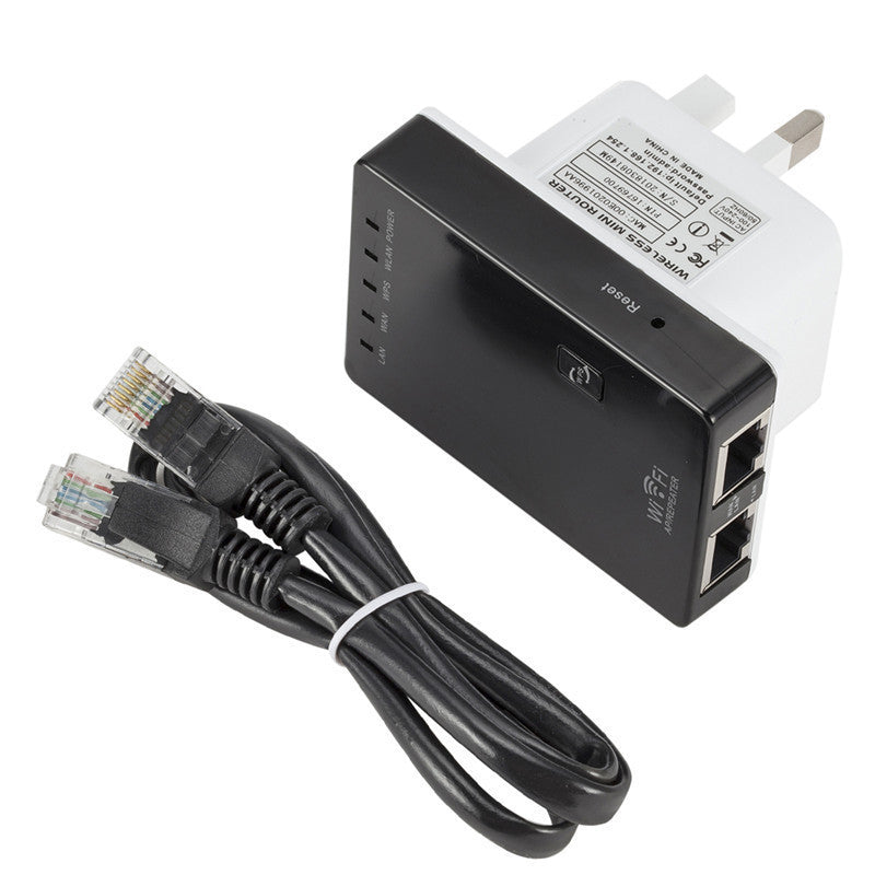 300M Wireless Signal Repeater Wifi Wireless Signal Amplifier Mini Wireless Relay Dual Network Port - HD Wireless Product #2