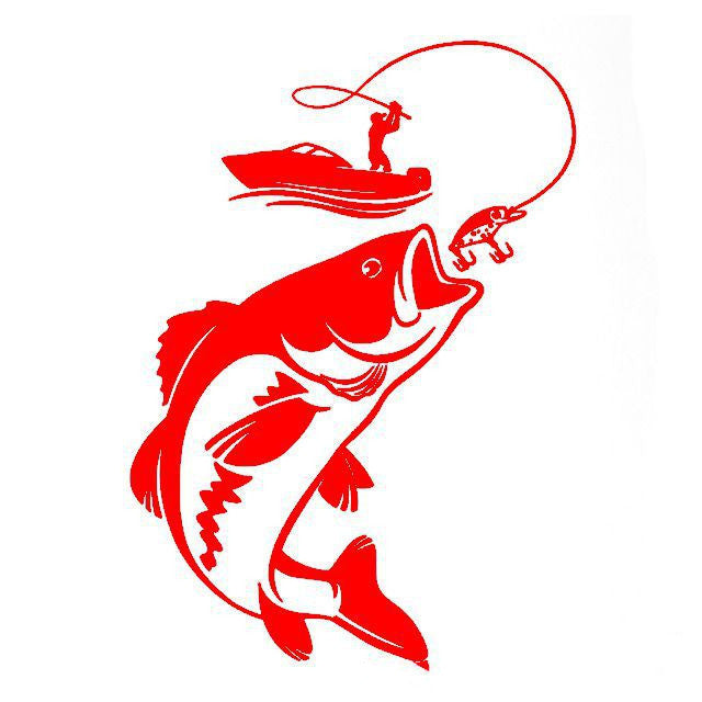 Fishing Car Stickers Fish Car Stickers Wall Stickers Waterproof Stickers 1621582570232