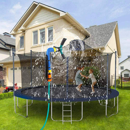 Summer Garden Children's Trampoline Sprinkler Outdoor Trampoline Sprinkler Rotating Sprinkler Gardening New Toys 162159223035