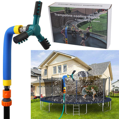 Summer Garden Children's Trampoline Sprinkler Outdoor Trampoline Sprinkler Rotating Sprinkler Gardening New Toys 162159223035