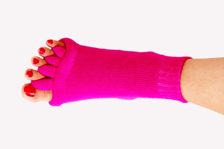 Massage Five-Toed Socks For Men And Women Five-Toed Open-Toe Yoga Socks 1621598907421