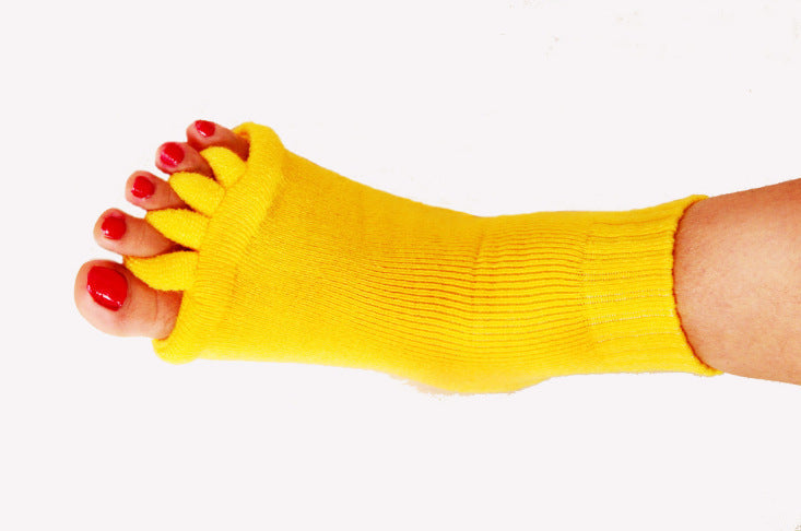 Massage Five-Toed Socks For Men And Women Five-Toed Open-Toe Yoga Socks 1621598907746