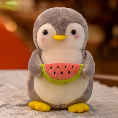 Cute Fruit Penguin Plush Toy Doll Ragdoll Birthday Gift 1621600065383