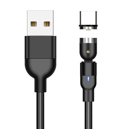 Magnetic Data Cable 540 Degree 180 Degree Rotating Charging Cable Blind Suction Three-in-one Bent Magnetic Cable - 图片 7