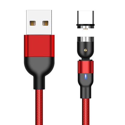 Magnetic Data Cable 540 Degree 180 Degree Rotating Charging Cable Blind Suction Three-in-one Bent Magnetic Cable - 图片 9