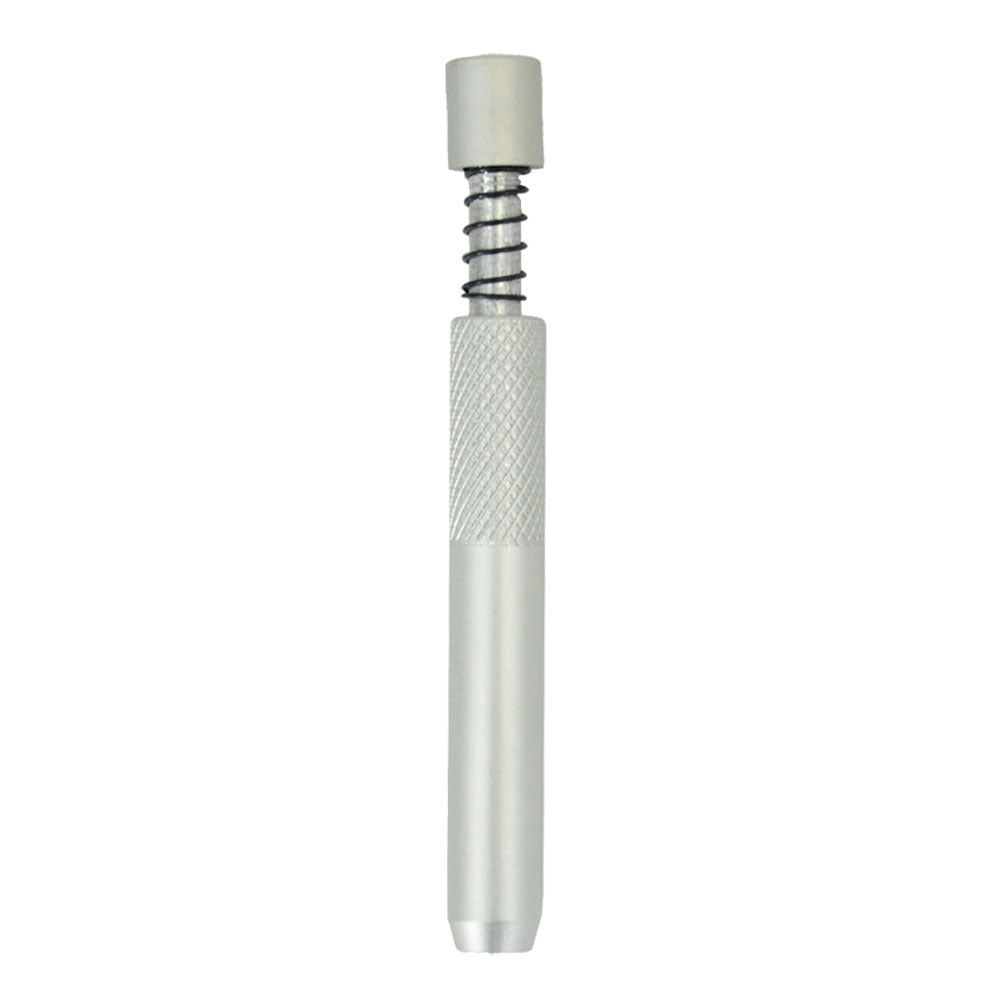 Aluminum Alloy Mini Pipe, Portable With Washable Spring Pipe, Smoking Accessories 1621820591549