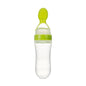 Safe Newborn Baby Feeding Bottle Toddler Silicone Squeeze Feeding Spoon Milk Bottle Baby Training Feeder Food Supplement 1621