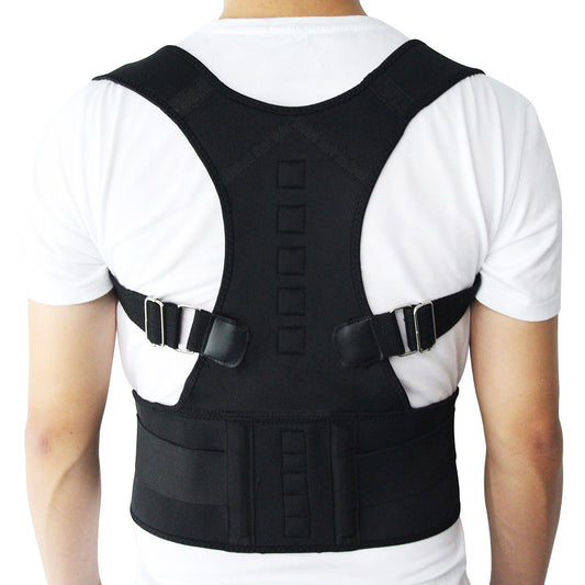Adjustable Magnetic Posture Corrector Corset Back Men Body Shaper Brace Back Shoulder Belt Lumbar Support 1621833770837
