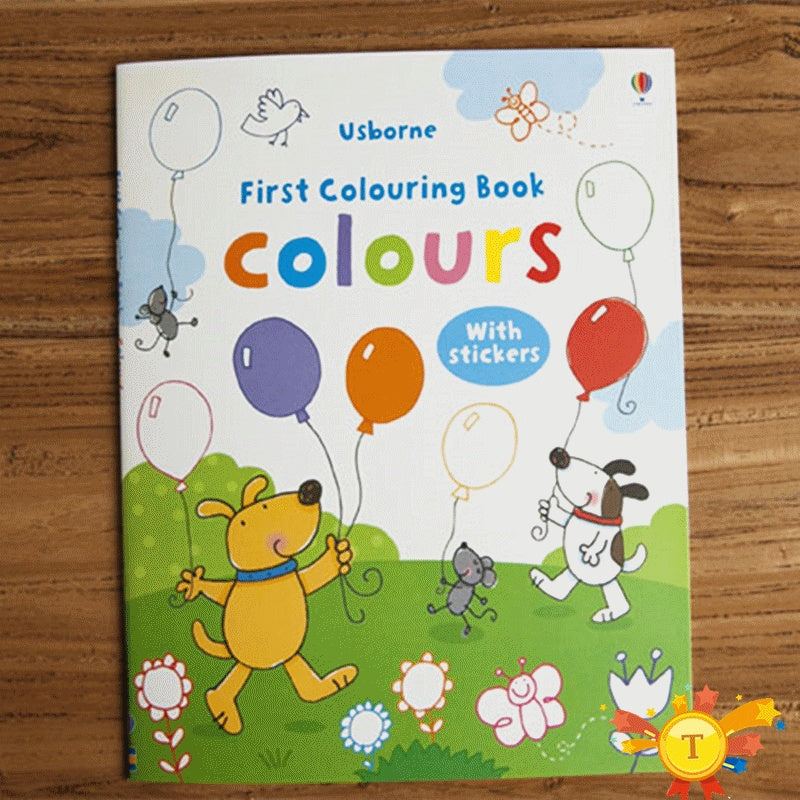 Children coloring sticker book 1621835041249