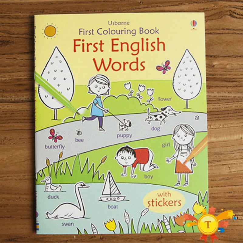 Children coloring sticker book 1621835041250
