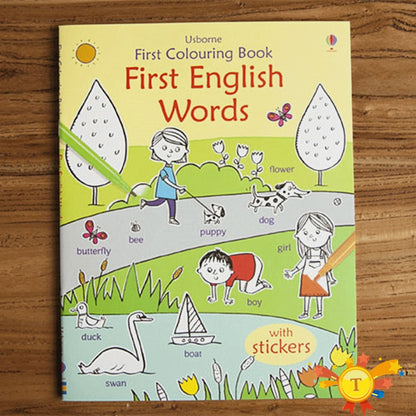 Children coloring sticker book 1621835041250