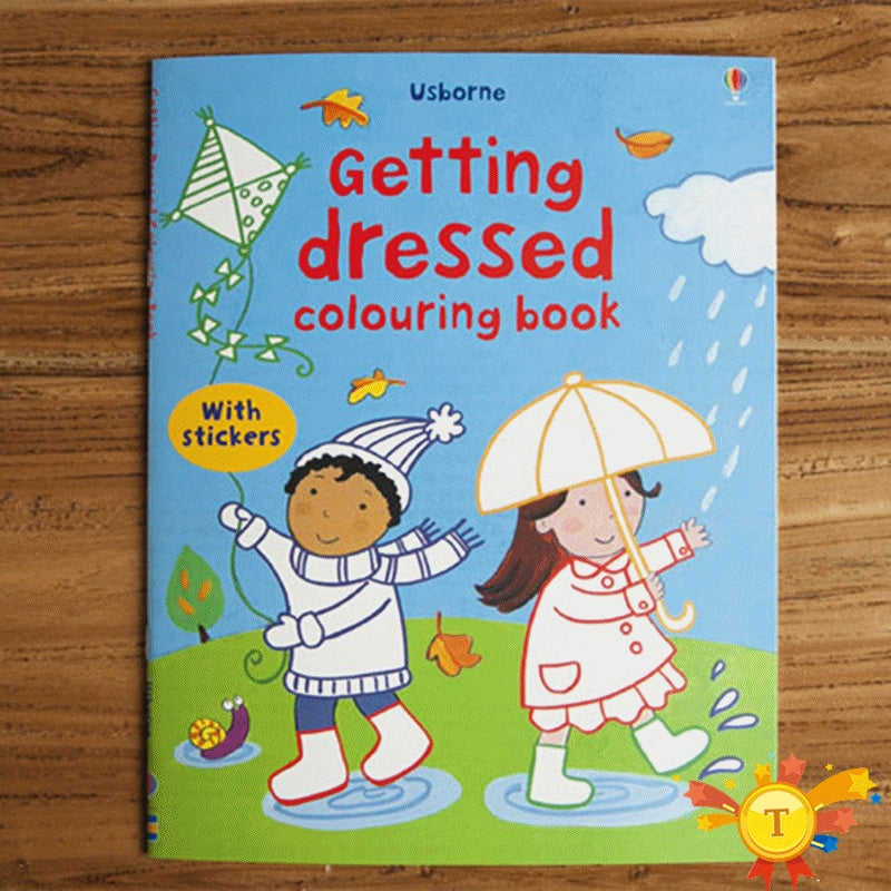 Children coloring sticker book 1621835041538