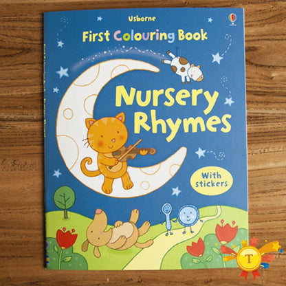Children coloring sticker book 1621835222620