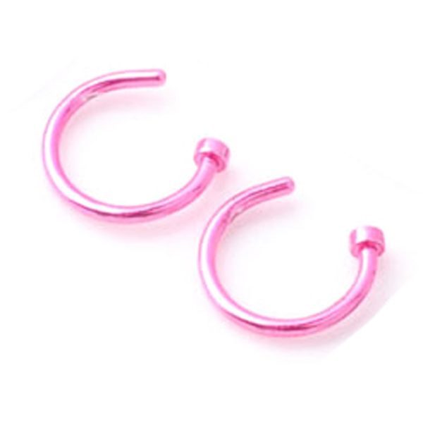 Fashion Creative Titanium Steel C-shaped Nose Ring 1621908474956