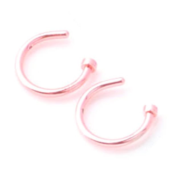 Fashion Creative Titanium Steel C-shaped Nose Ring 1621908483903