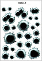 Simulation Bullet Hole Car Sticker, Car Bullet Hole Crack Car Sticker 1621908563750