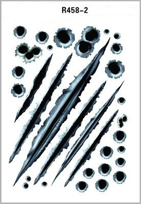 Simulation Bullet Hole Car Sticker, Car Bullet Hole Crack Car Sticker 1621908563766
