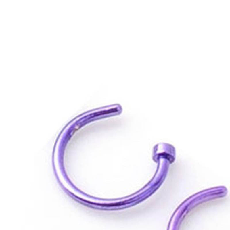 Fashion Creative Titanium Steel C-shaped Nose Ring 1621909136183