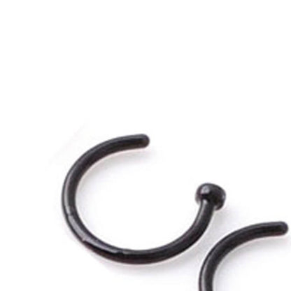 Fashion Creative Titanium Steel C-shaped Nose Ring 1621909136185