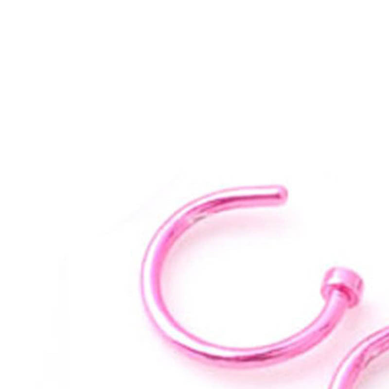 Fashion Creative Titanium Steel C-shaped Nose Ring 1621909136448
