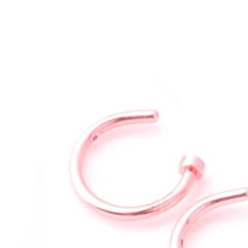 Fashion Creative Titanium Steel C-shaped Nose Ring 1621909136463