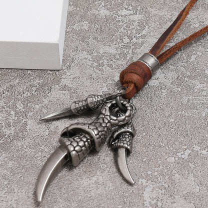 Men's Jewelry Personality Alloy Paw Pendant 1621930700275
