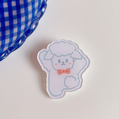 Creative Cartoon Acrylic Brooch Girl Accessories Clothes Bag Pendant 1621934888502