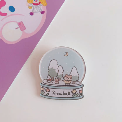 Creative Cartoon Acrylic Brooch Girl Accessories Clothes Bag Pendant 1621934929946