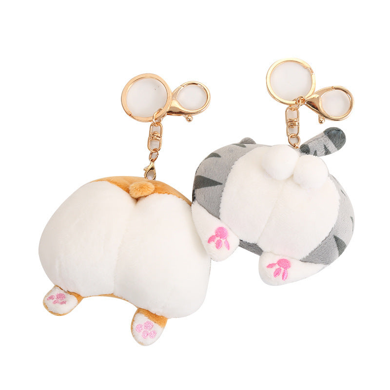 Butt Keychain Ladies Cute Plush Doll 1621935291547