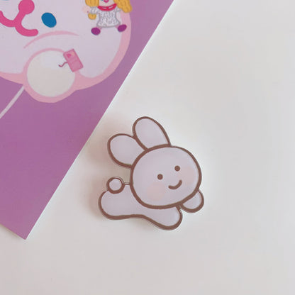 Creative Cartoon Acrylic Brooch Girl Accessories Clothes Bag Pendant 1621935306957