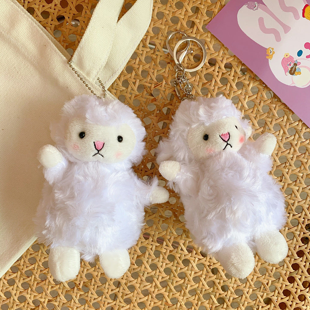 Cute Girl Cute Pendant Plush Doll Lamb Doll Doll Bag Pendant Soft Cute Accessories Keychain 1621943292175