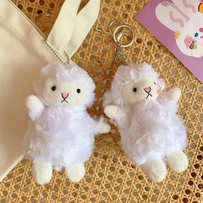 Cute Girl Cute Pendant Plush Doll Lamb Doll Doll Bag Pendant Soft Cute Accessories Keychain 1621943292175